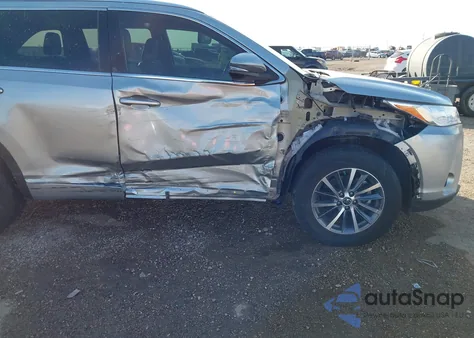 2018 Toyota Highlander Xle from USA, damaged, VIN 5TDKZRFH0JS548109